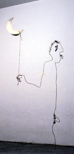 Self Portrait with Moon and Angel